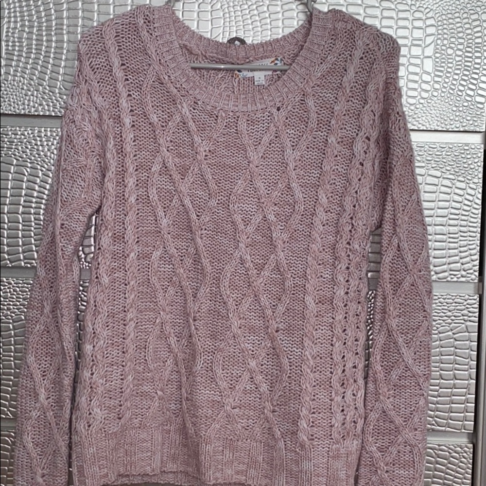 Pink sweater